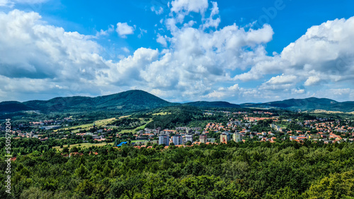 Widoki z wieży na wzgórzu Gedymina - Wałbrzych © RITHOR