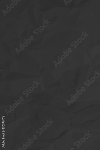 Black сlean crumpled paper