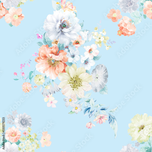 Fototapeta Naklejka Na Ścianę i Meble -  Beautiful floral pattern