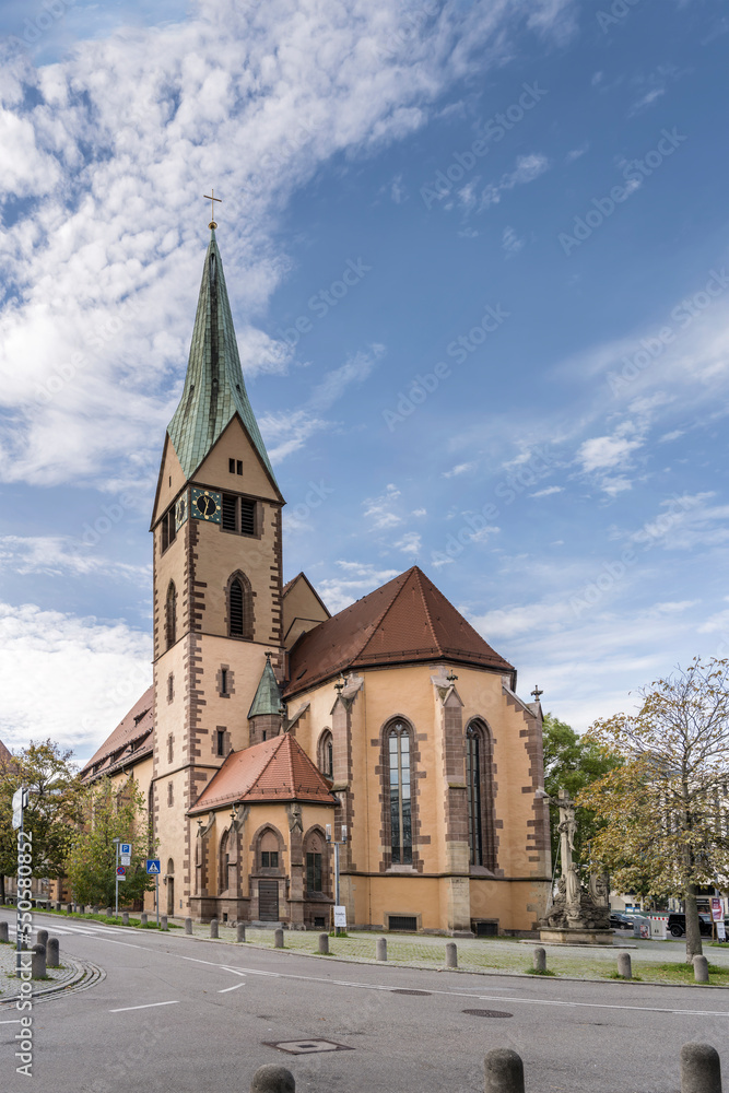 st Lehonard church apse view, Stuttgart