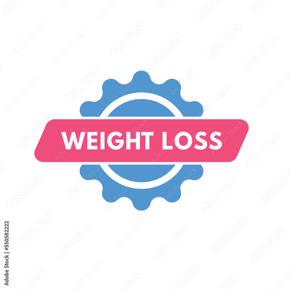 weight loss Button. weight loss Sign Icon Label Sticker Web Buttons
