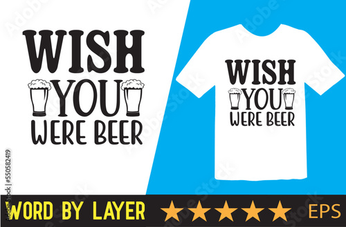Fotobehang Beer svg t shirt design