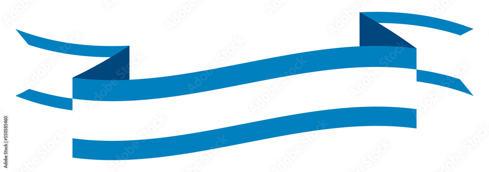 Argentina flag ribbon