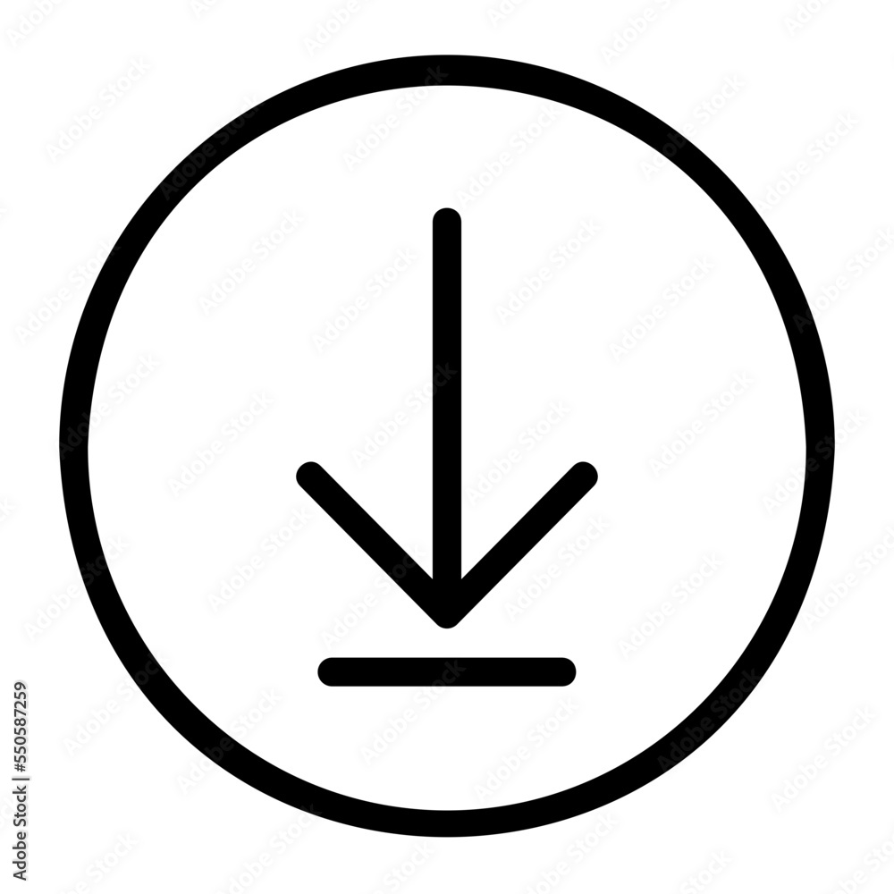 arrow down line icon arrow down line icon