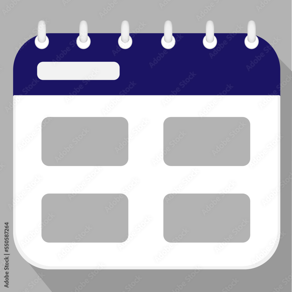 Calendar flat icon. vector illustration Calendar flat icon. vector illustration