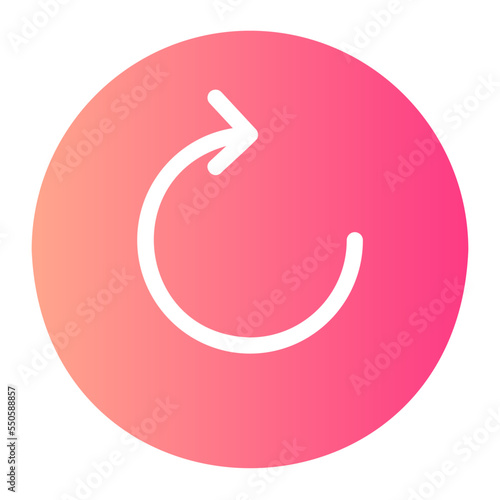 redo gradient icon