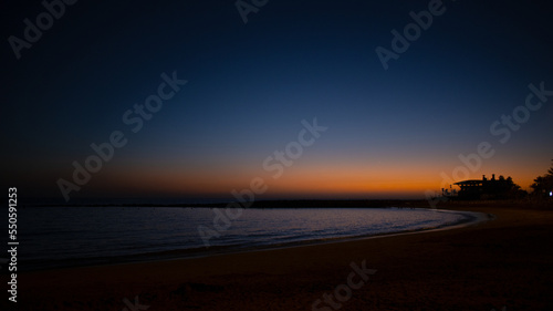 Sunset on Playa de las Vistas, Los Cristianos, Tenerife © Hariga