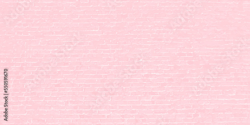 Abstract pink brick wall texture for pattern background.