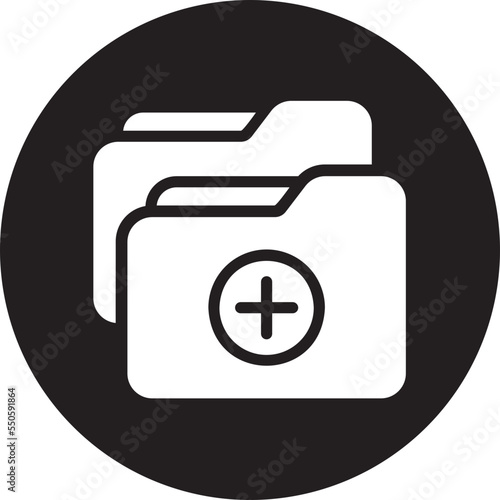 add folder glyph icon