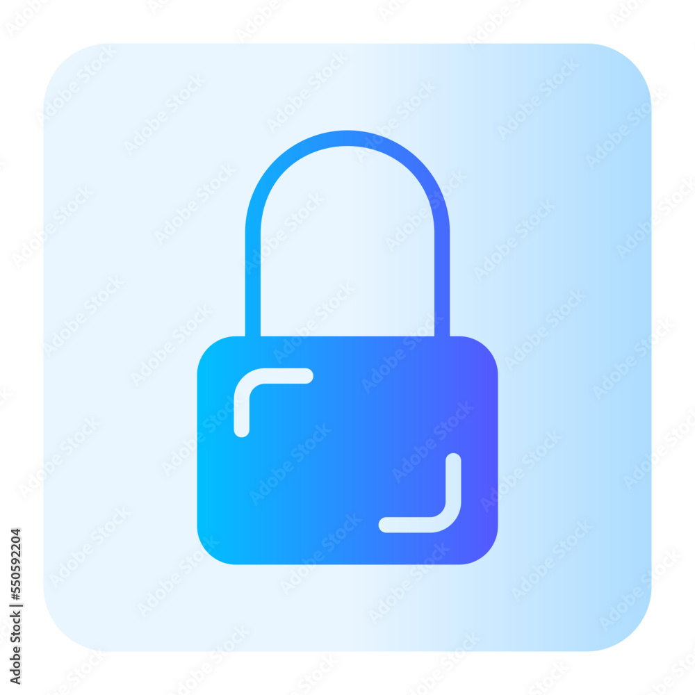 padlock gradient icon padlock gradient icon