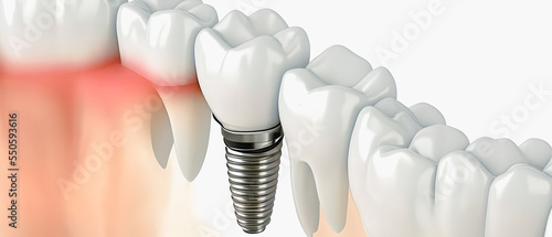 Dental surgery. Tooth implant