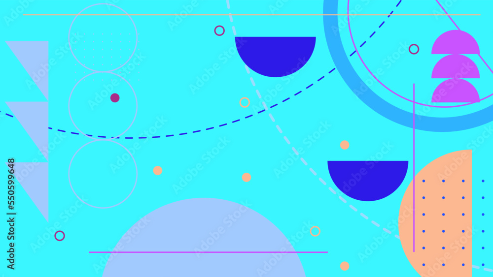Abstract background with modern abstract covers design and memphis styel. Colorful geometric background, vector illustration. Abstract background with modern abstract covers design and memphis styel. Colorful geometric background, vector illustration.