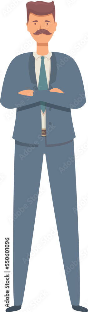 Data manager icon cartoon vector. Business director. Marketing finance Data manager icon cartoon vector. Business director. Marketing finance