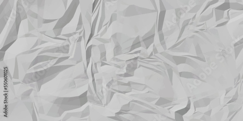 white creased crumpled paper texture can be use as background.Ragged White Paper.	
