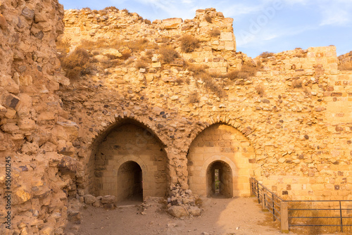 Medieval Crusaders Castle in Al Karak  Jordan