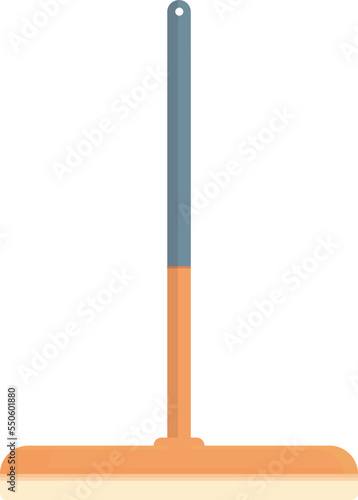 Wide mop icon cartoon vector. Clean tool. Cleaner house