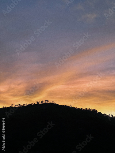 Wallpaper Mural sunset in the mountains Torontodigital.ca