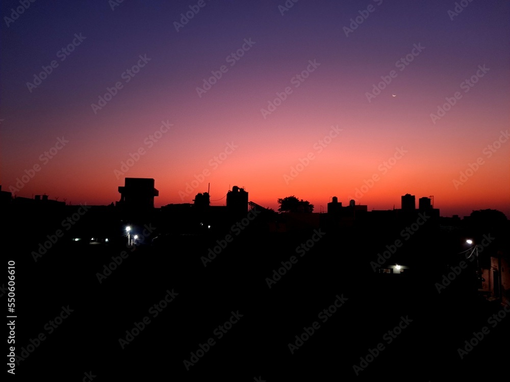Fototapeta premium Morning Moon