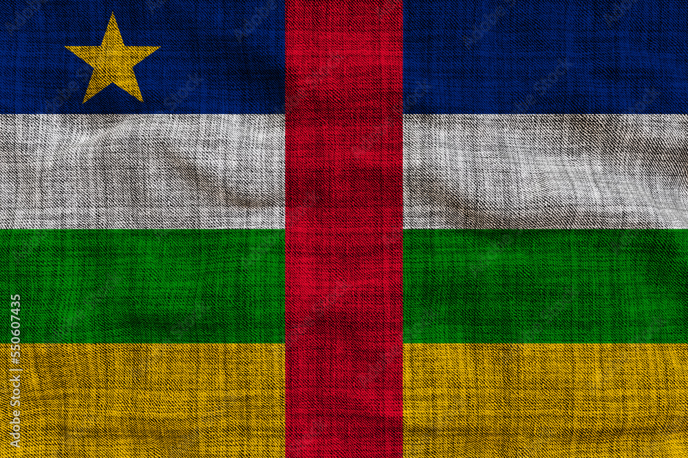 Obraz premium National flag ofCentral Arican Republic. Background with flag ofCentral Arican Republic