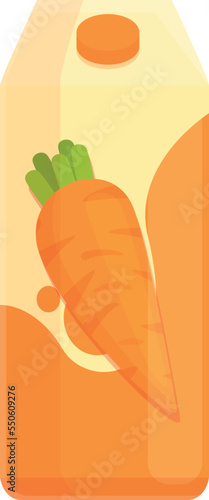 Juice pack icon cartoon vector. Fruit food. Apple menu