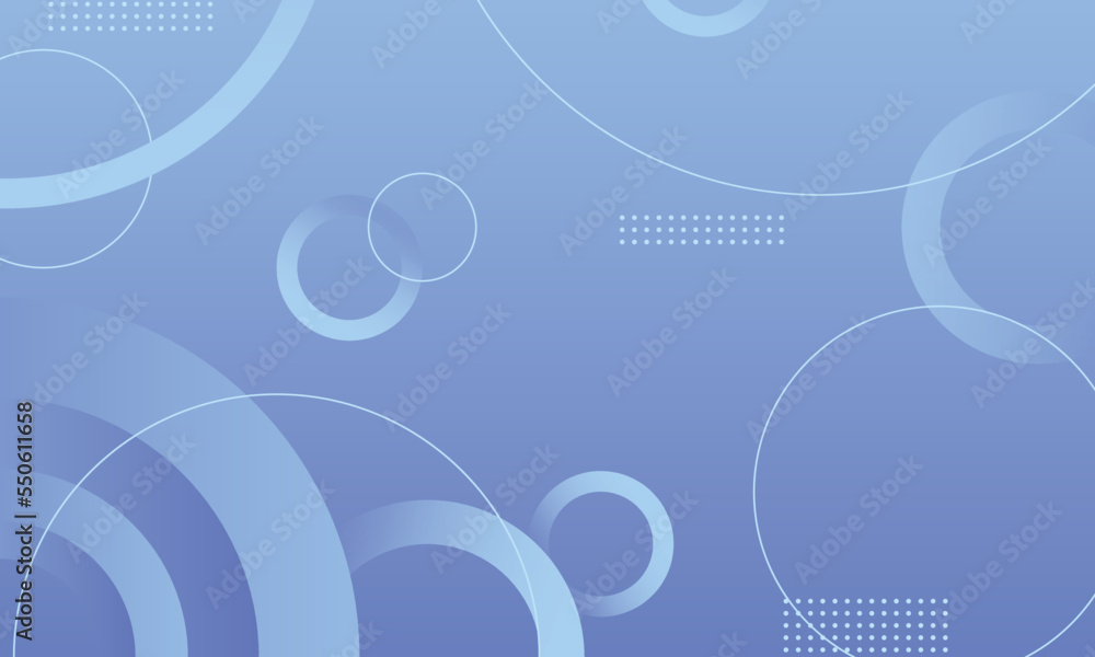 Trendy gradient shapes composition. Abstract blue gradient shapes background. Abstract decoration, halftone gradients, 3d Vector illustration.