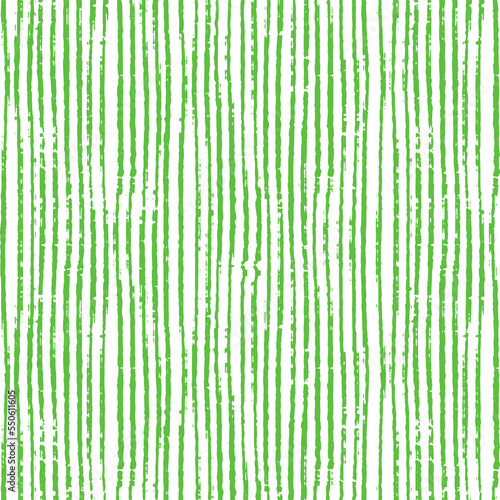 Abstract pattern with hand drawn lines. green stripes. Vector illustration