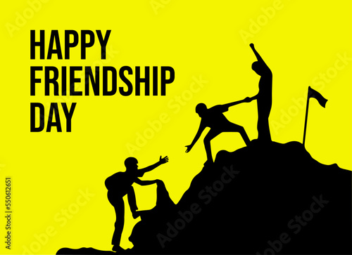 Happy Friendship Day, Girlfriend, boyfriend, background concept, Vector illustration, vector, greeting card, social media post, banner, poster, flyer, typography design