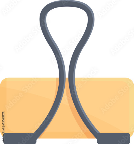 Clip work icon cartoon vector. Studio art. School brush