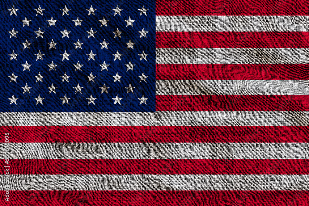Fototapeta premium National flag of United States of America. USA. Background with flag of United States of America. USA