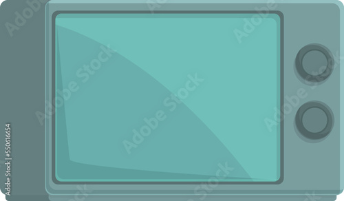 Shelter microwave icon cartoon vector. Bomb room. Safe station