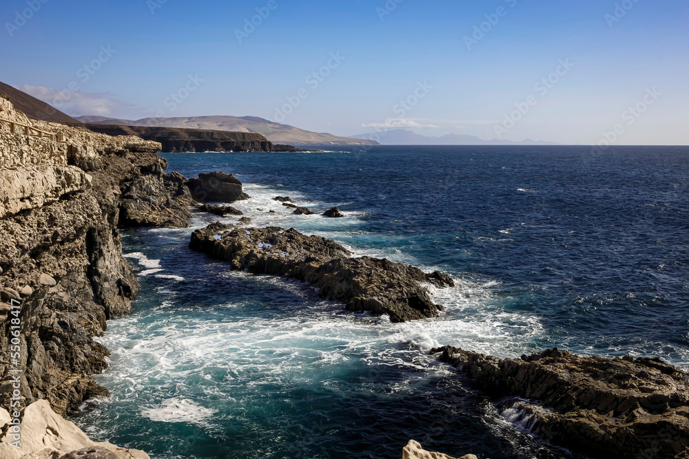 coast in fuerteventura coast in fuerteventura