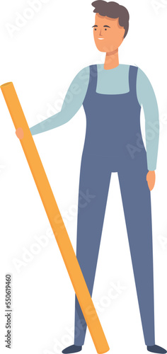 Gasman pipe icon cartoon vector. Gas worker. Water oil
