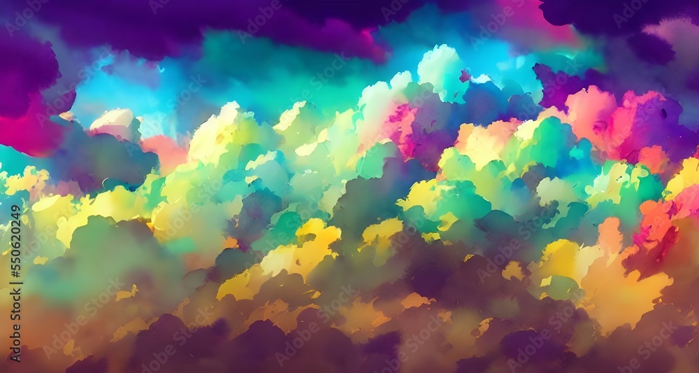 The mood is serene as I gaze upon the scene before me; tranquil blue skies give way to fluffy white clouds, which are streaked with delicate pinks and purples. It's as if someone has taken a brush loa The mood is serene as I gaze upon the scene before me; tranquil blue skies give way to fluffy white clouds, which are streaked with delicate pinks and purples. It's as if someone has taken a brush loa