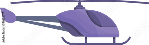 Radio control helicopter icon cartoon vector. Remote control. Rc play