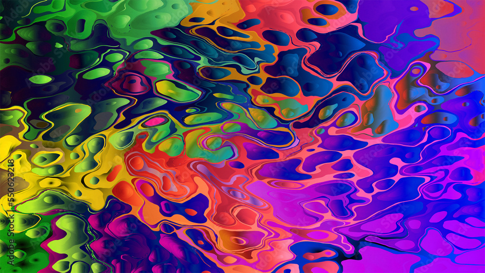 abstract colorful background with color bubbles