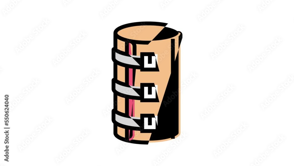 bandage medical color icon animation bandage medical color icon animation