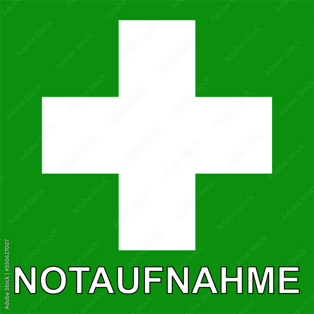 Obraz premium Notaufnahme