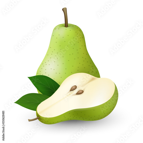 Pears half isolated