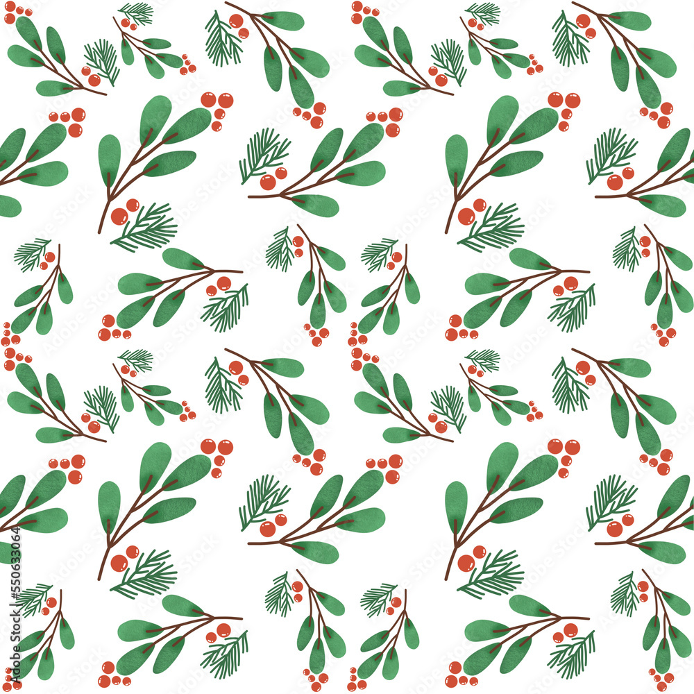 Christmas seamless pattern Christmas seamless pattern