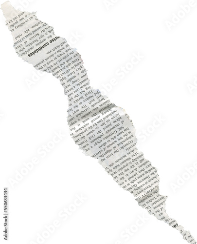 Torn Paper with Text