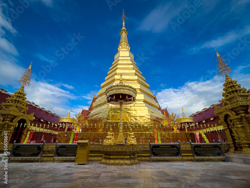 Golden pagoda in thailand