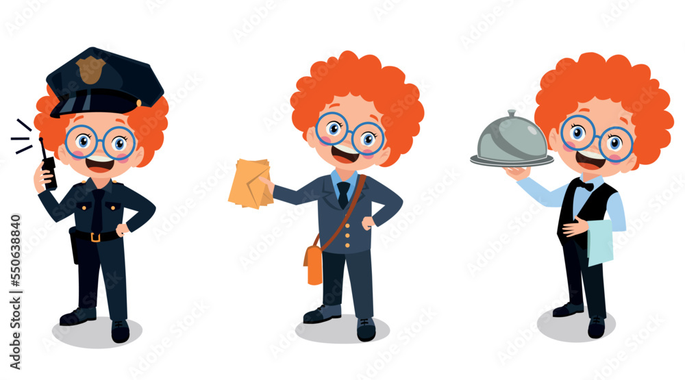Cartoon Characters Of Different Professions Cartoon Characters Of Different Professions