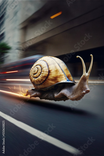 super fast snail
