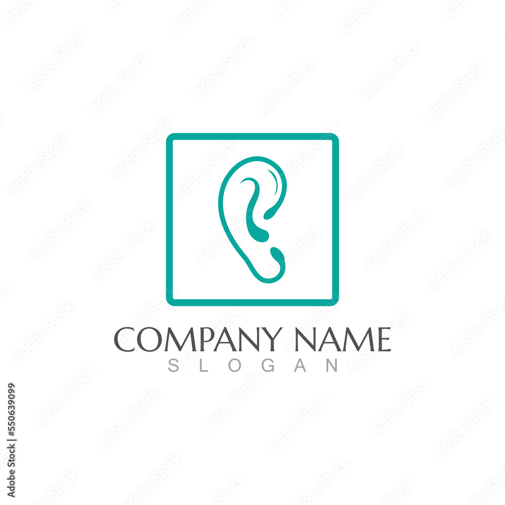 Hearing Logo Template Hearing Logo Template