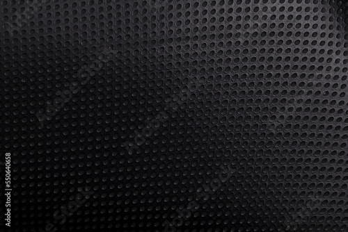 Black seat cover with simple patterns and textures. Can be used for background images