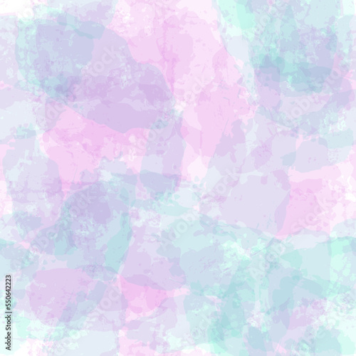 Watercolor seamless pattern, rainbow colors girly print, tie dye pastel background