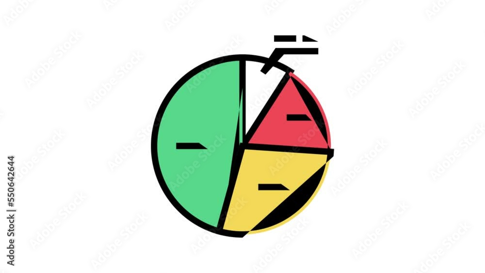 pie chart color icon animation pie chart color icon animation