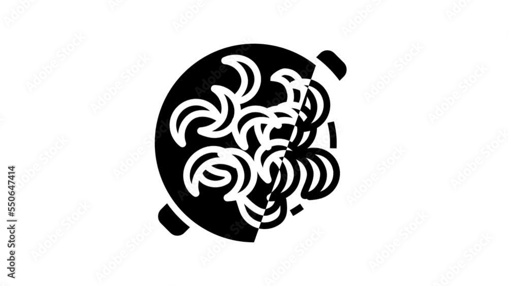 cooking onion line icon animation cooking onion line icon animation