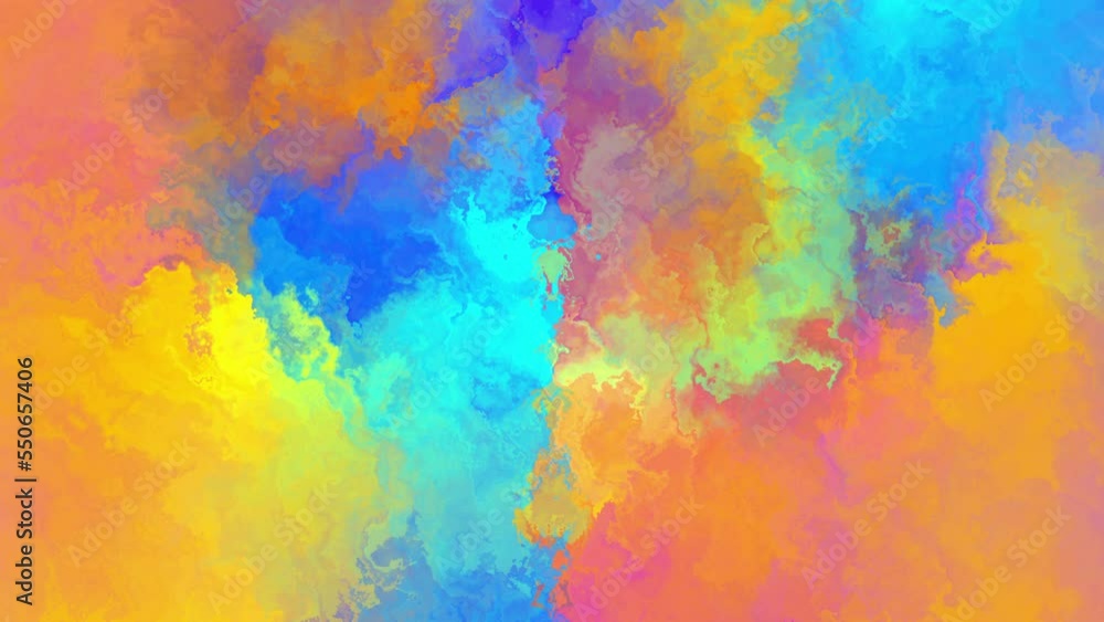 Colorful Abstract Art Background Loop Colorful Abstract Art Background Loop