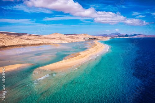 Jandia Peninsula, Risco del Paso, Playas de Sotavento and Laguna de Sotavento...